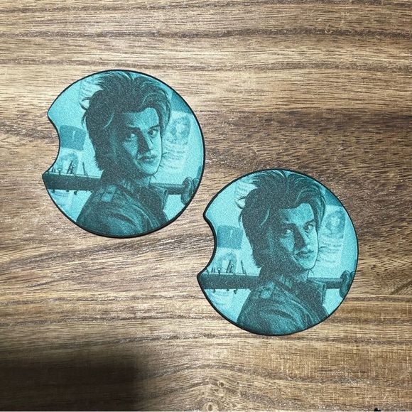 Stranger Things Car Coasters | Car Accessories | Car Coaster - Picture 2 of 5